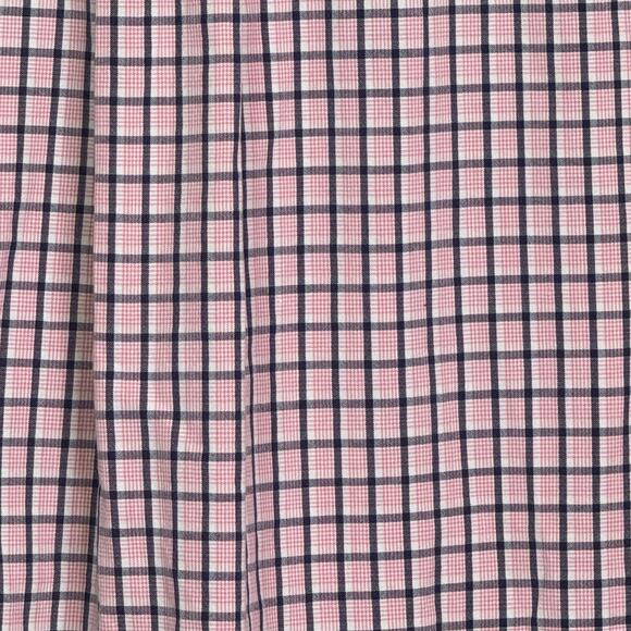Ralph Lauren Jeans Co Size Large Pink Plaid Short Sleeve Button Up Camp Shirt - Picture 4 of 5